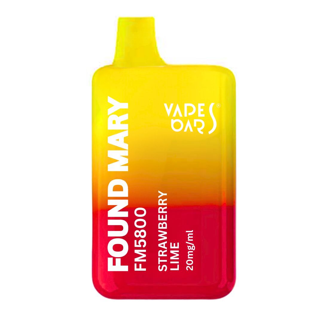 Found Mary Strawberry Lime 5800 Puffs By Vapes Bars (2) Found Mary Strawberry Lime 5800 Puffs By Vapes Bars
