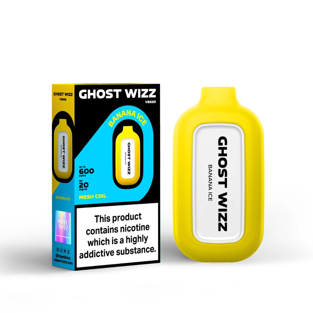 Ghost Wizz Banana Ice disposable vape Ghost Wizz Banana Ice disposable vape