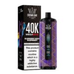 Al Fakher Crown Bar 40k Puffs Blueberry Sour Raspberry