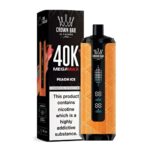 Al Fakher Crown Bar 40k Puffs Peach Ice
