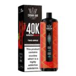 Al Fakher Crown Bar 40k Puffs Two Apple