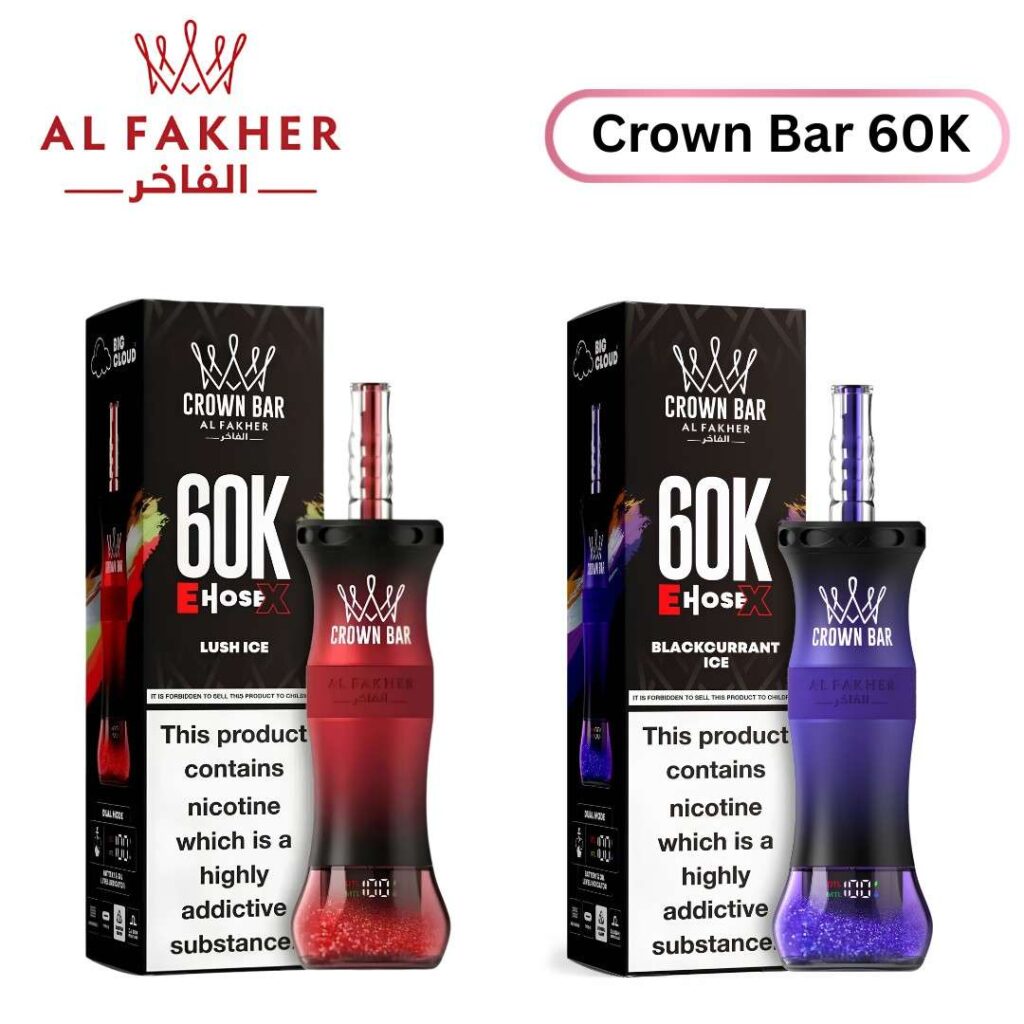 Al Fakher Crown Bar 60k Puffs E Hose X in UAE