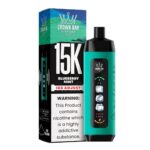 Al Fakher Crown Bar Ice Adjust 15k Puffs Blueberry Mint