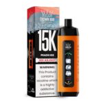 Al Fakher Crown Bar Ice Adjust 15k Puffs Peach Ice