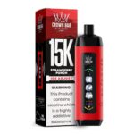 Al Fakher Crown Bar Ice Adjust 15k Puffs Strawberry Punch