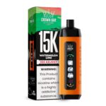 Al Fakher Crown Bar Ice Adjust 15k Puffs Watermelon Lime