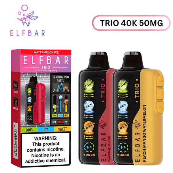Elf Bar Trio 40K Disposable Vape 50Mg