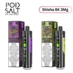 Pod Salt Shisha 8000 Puffs 3Mg in UAE
