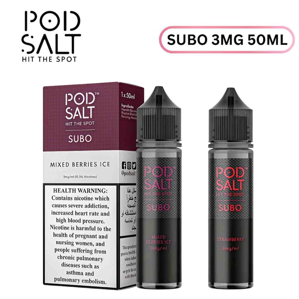 Pod Salt Subo 3Mg Freebase E-liquid in UAE